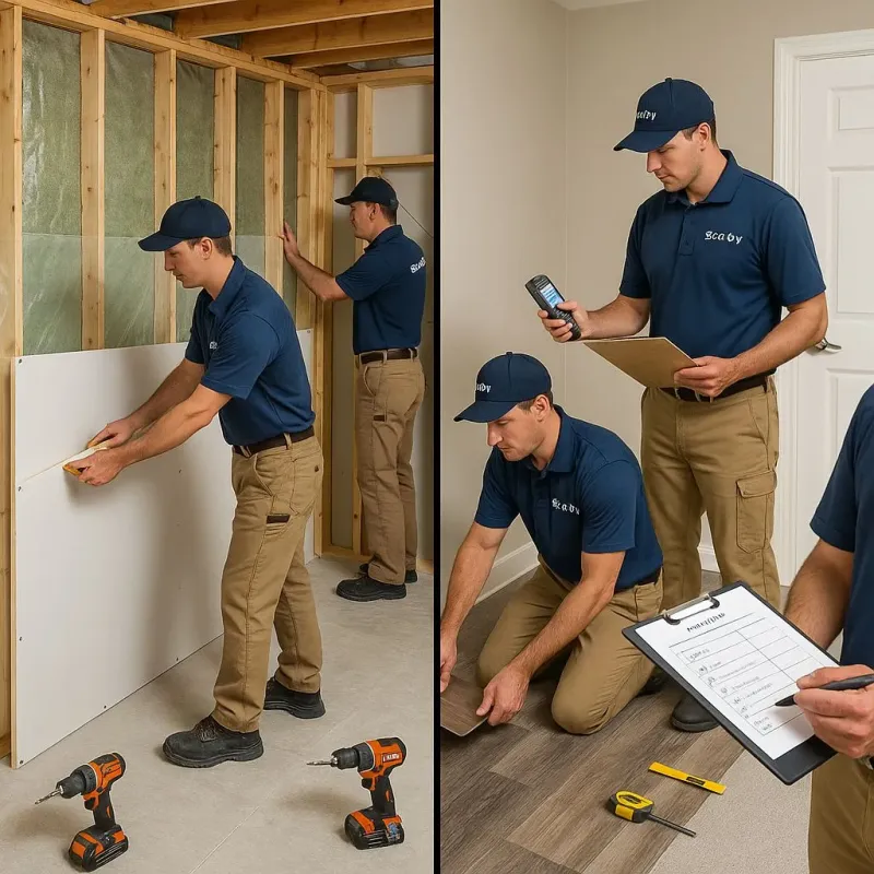 Repairs and Reconstruction process in Cana, VA